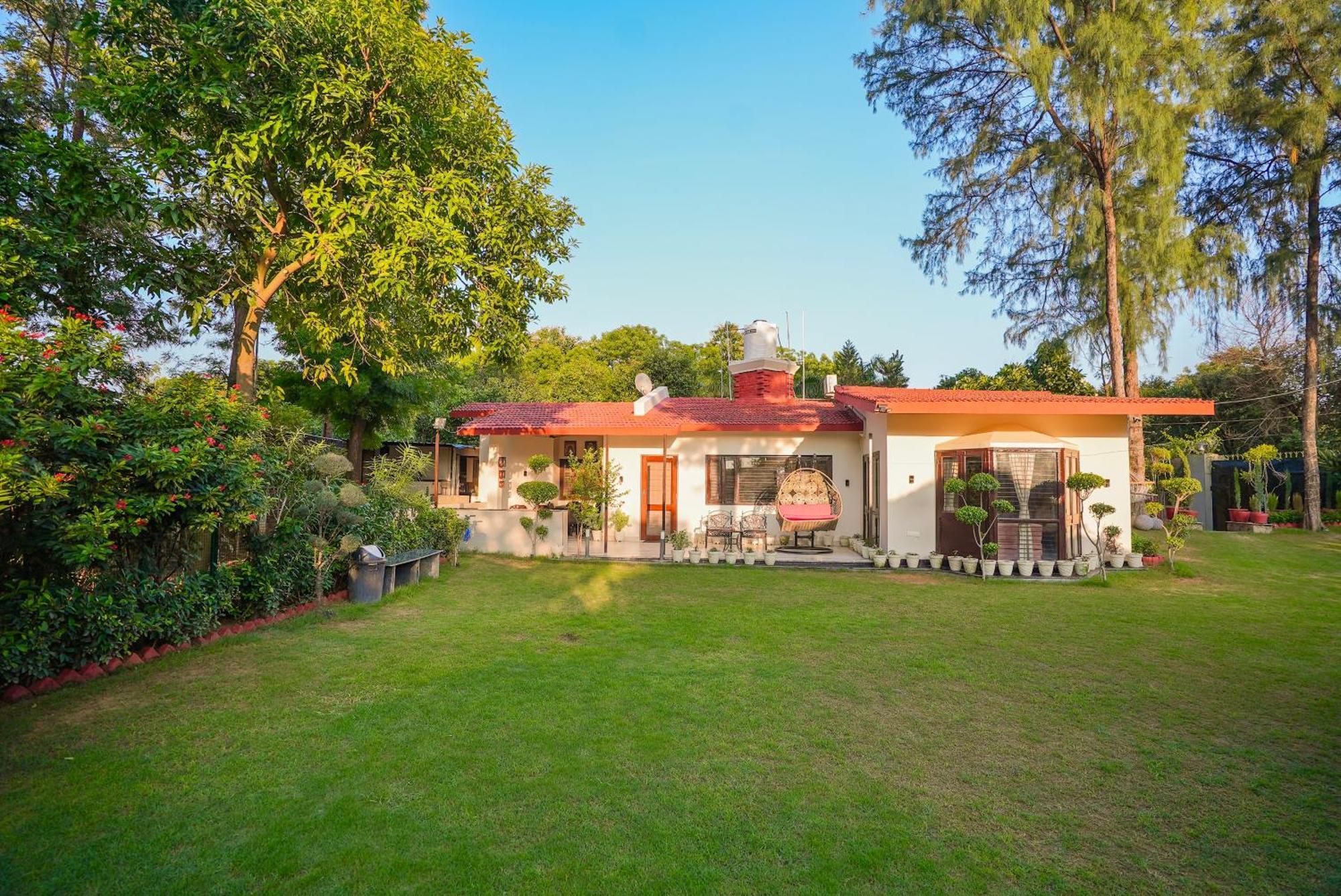 Farm The Retreat - With Private Pool Villa Manesar Exterior foto