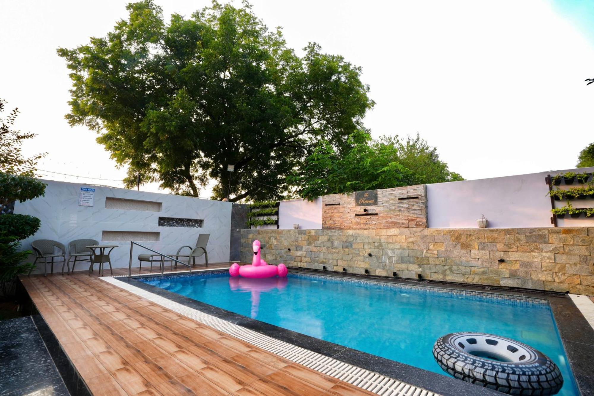 Farm The Retreat - With Private Pool Villa Manesar Exterior foto